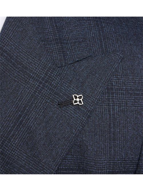 Abito morbido in lana a quadri tonali 'Vesuvio' Tagliatore TAGLIATORE | 2SVS20K11AI 070132 W25I140 B1133